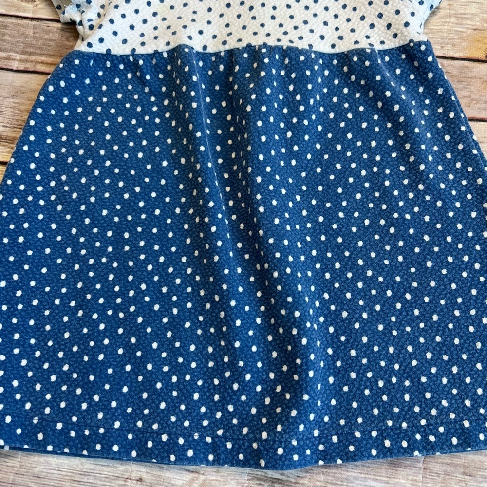 Zara Textured Polka Dot Dress - Picture 3 of 7